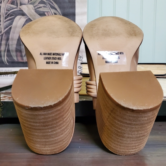 DV Dolce Vita Women's Tabitha Mule Cafe Knotted Strap Slip On Heels womens 7.5 - Picture 4 of 10